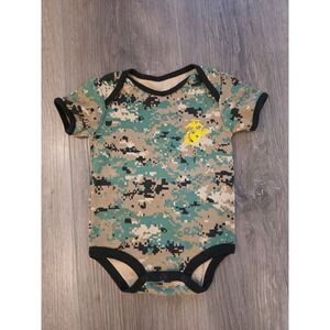 NWOT Marines Camo Infant‎ Size 9-12 months 100% Cotton Bodysuit